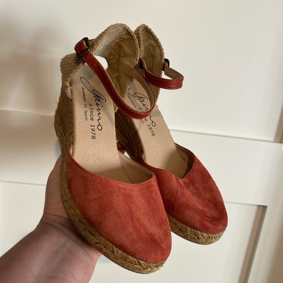 Classic Espadrilles by Gaimo Wedge Sandals Size 37 - Picture 1 of 9